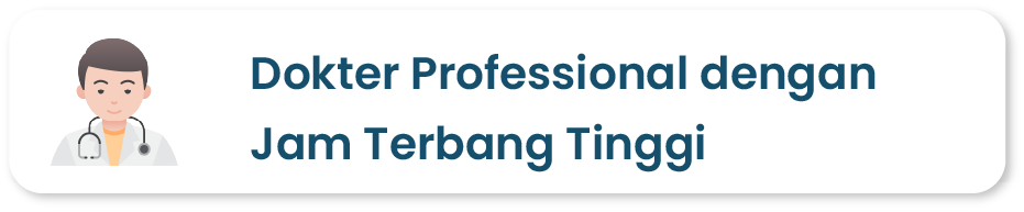 Dokter professional dengan jam terbang tinggi